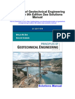Principles of Geotechnical Engineering Si Edition 9th Edition Das Solutions Manual