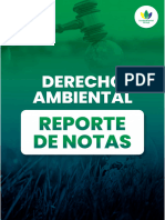 Reporte Preliminar de Notas Derecho Ambiental