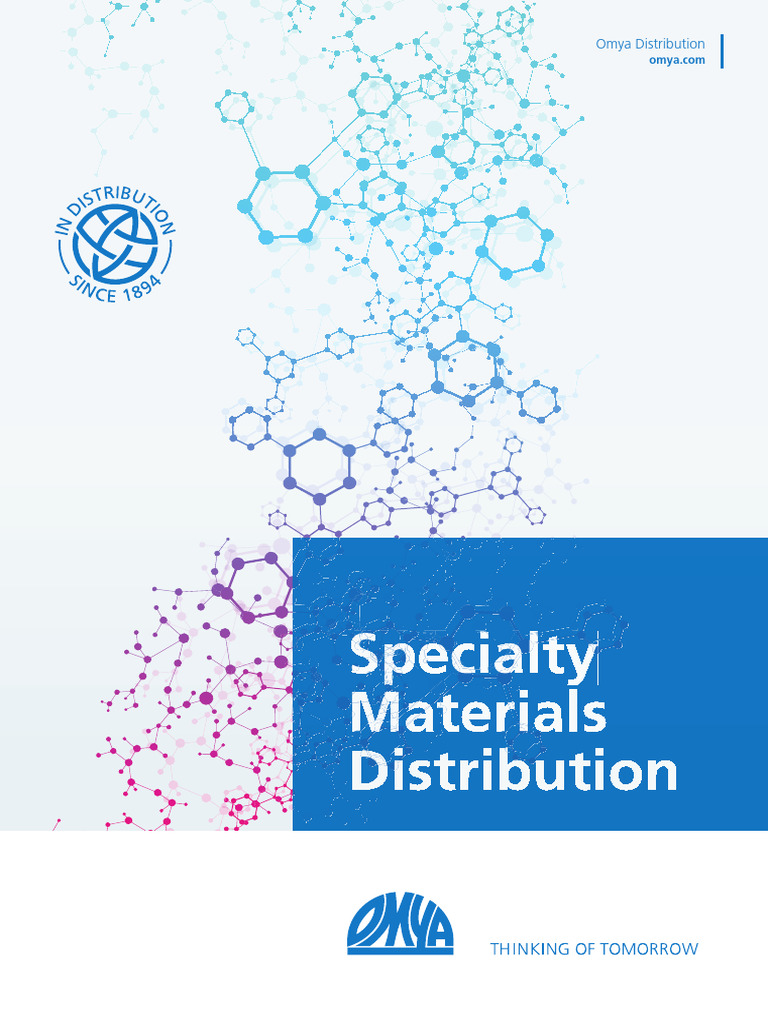 Omya Specialty Materials Distribution EN PDF Innovation Market