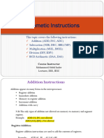 4-Arithmetic Instruction