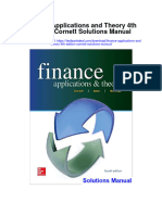 Finance Applications and Theory 4th Edition Cornett Solutions Manual