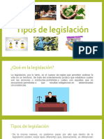 4) Tipos de Legislacion