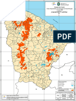 Mapa Do Ceará - Desertificação 1992