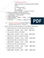 On Evaluation Continuum