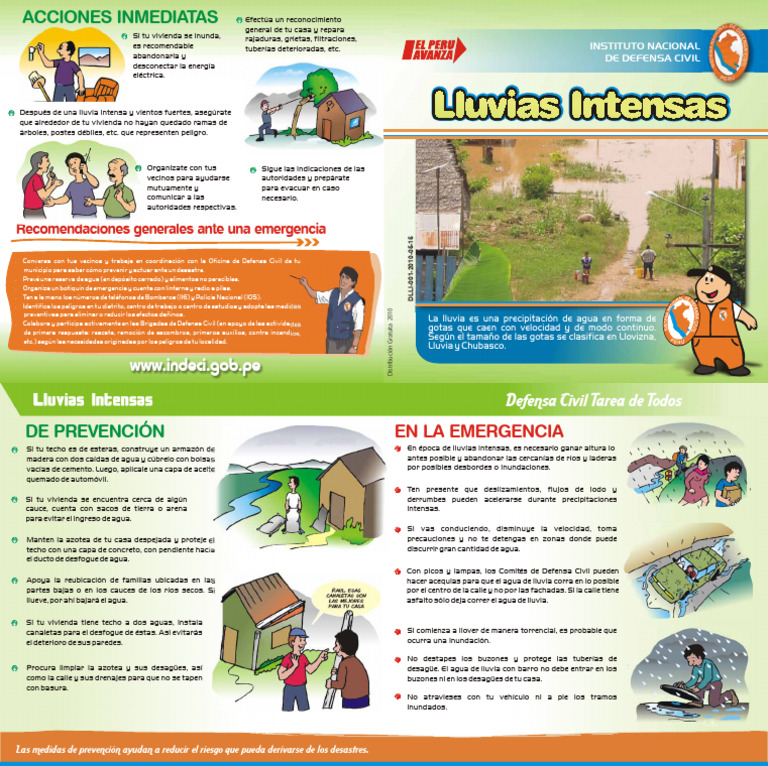 Prevención de Inundaciones y Lluvias Intensas | PDF | Colector de aguas ...