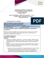 Guia de Actividades y Rúbrica de Evaluación Tarea 3