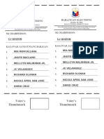 Sample Ballot - SK BURGOS