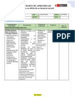 COMUNICACIÓN 1ER GRADO 04 DE OCT Escriben Un Afiche de Un Desastre Natural