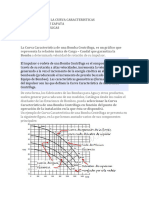 INVESTIGACION DE LA CURVA CARACTERISTICAS