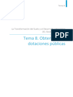 Tema 8 Obtención de Dotaciones Públicas