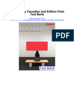 Psychology Canadian 2nd Edition Feist Test Bank