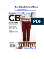 Cb4 4th Edition Babin Solutions Manual