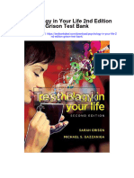 Psychology in Your Life 2nd Edition Grison Test Bank