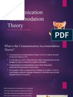 Communication Accommodation Theory