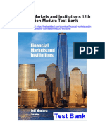 Financial Markets and Institutions 12th Edition Madura Test Bank