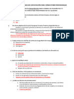 BANCO DE PREGUNTAS EDUCACION VIAL 2023 Con Respuestas