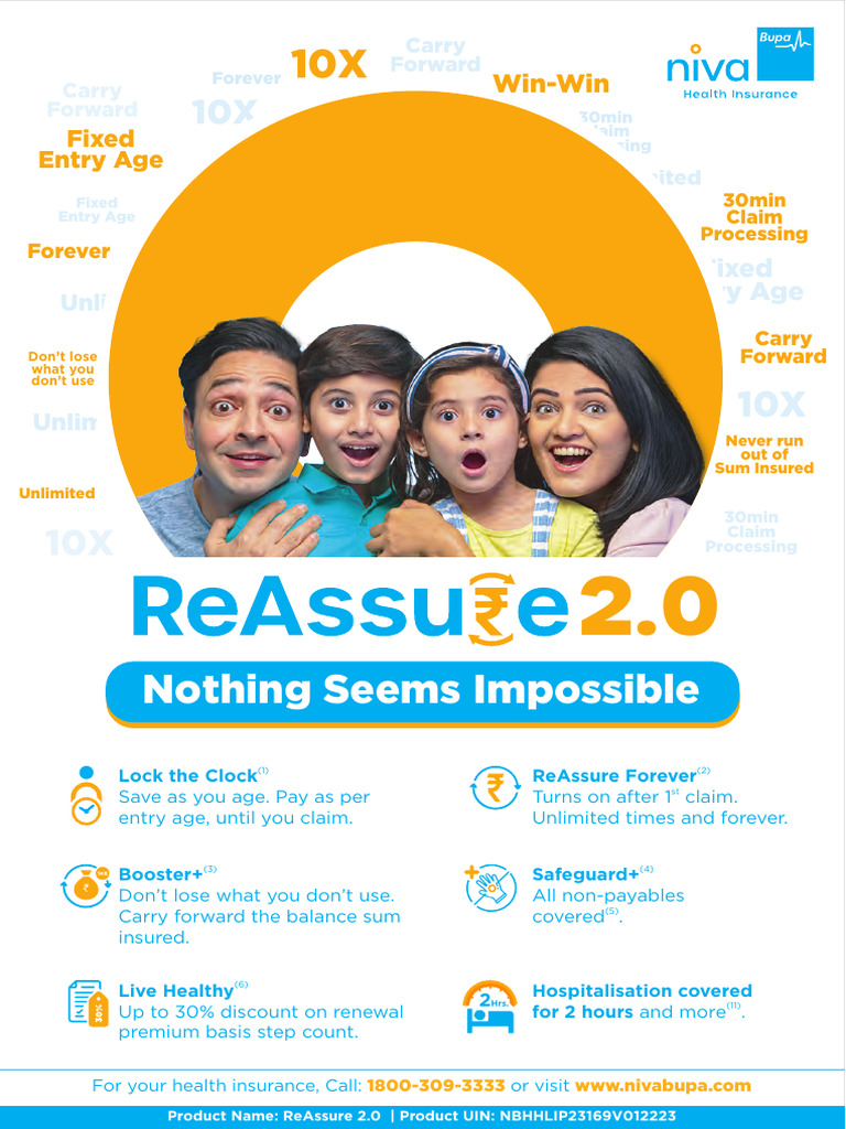 Niva Bupa ReAssure 2.0 Health Plan | PDF