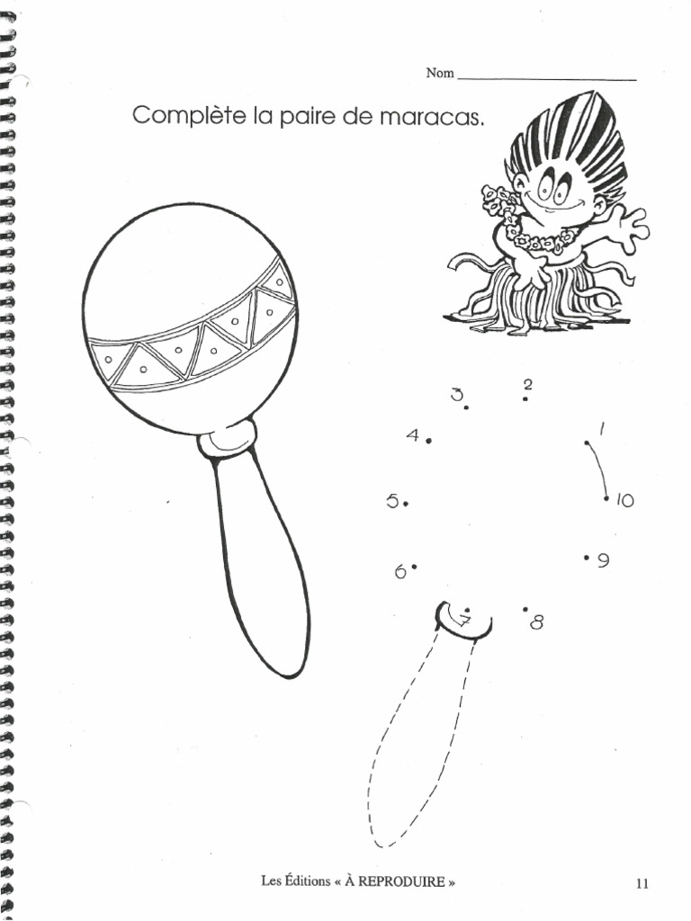 Colorige Maternelle Maracas PDF