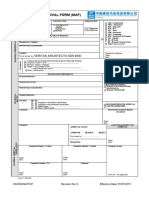 Material Approval Form (Maf)