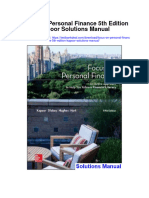 Focus On Personal Finance 5th Edition Kapoor Solutions Manual