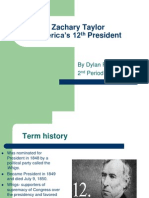 Zachary Taylor America's 12 President: by Dylan Figueroa 2 Period Civics