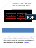 Pendapatan Negara Dapat Dihitung Dengan Tiga Pendekatan