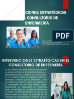 Intervencionesestrategicasenel Consultoriode Enfermeria