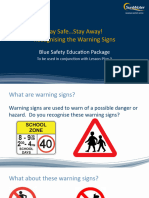 Play-Safe... Stay-Away Recognising The Warning Signs