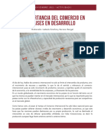 La Importancia Del Comercio en Paises en Desarrollo