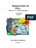Week 1 Introduction To Cell