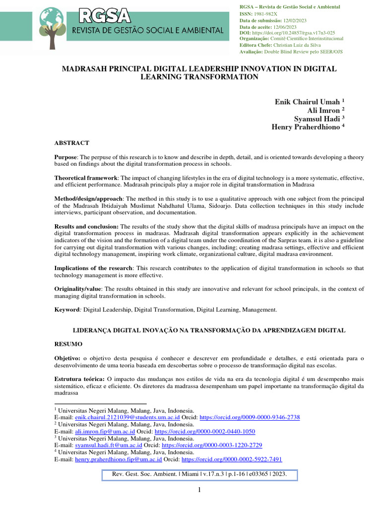 025 Rgsa | PDF | Leadership | Data