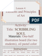 Elements and Principles of Art Activity