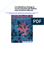 Functions Modeling Change A Preparation For Calculus 5th Edition Connally Solutions Manual