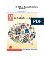 Marketing 4th Edition Grewal Solutions Manual
