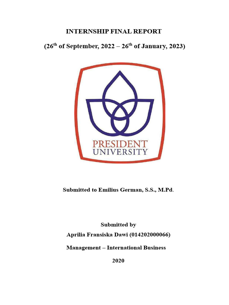 Internship Report: Food Crops Office East Kalimantan | PDF | Internship ...