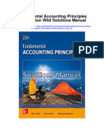 Fundamental Accounting Principles 23rd Edition Wild Solutions Manual