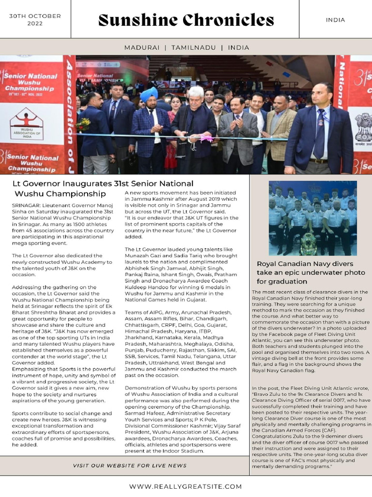 Newspaper Model Presentation PDF