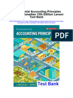 Fundamental Accounting Principles Volume 2 Canadian 15th Edition Larson Test Bank