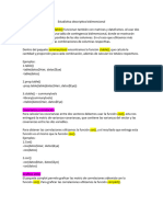 Estadística Descriptiva Bidimensional LEC