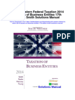 South Western Federal Taxation 2014 Taxation of Business Entities 17th Edition Smith Solutions Manual