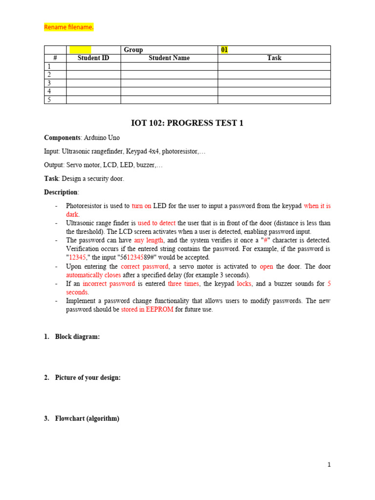 2023 - Fall - Progress Test 1 - 03 - SE17xx - Gy | PDF