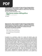 FREUD - AE1 - 05-Dos Breves Resenas Bibliograficas (1887)