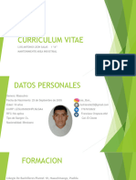 Curriculum Vitae Power Point