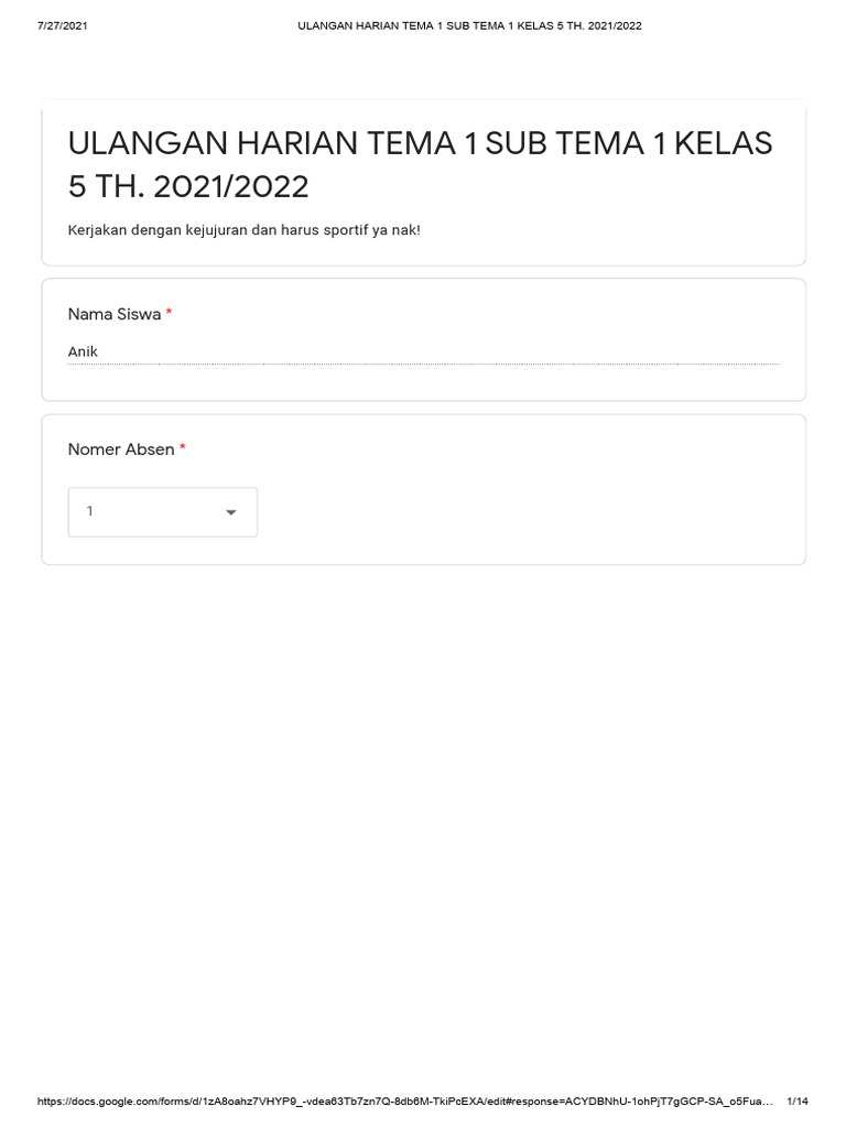 ulangan-harian-tema-1-sub-tema-1-kelas-5-th-2021-2022-google