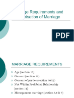 Chapter 3 Marriage Requiremnt & Solemnisation of Marriage