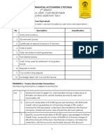 Exercise Week 2 - Cash and Receivables