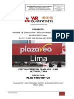 Plan Preventivo de Riesgos de Inundación Pluvial - C.C. Plaza Vea Lima