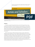 Artists and Scholars in Dialogue - Engaged Art-Making in Pedagogy and Scholarship - Public