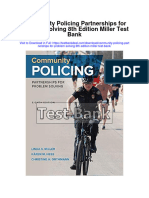 Community Policing Partnerships For Problem Solving 8th Edition Miller Test Bank