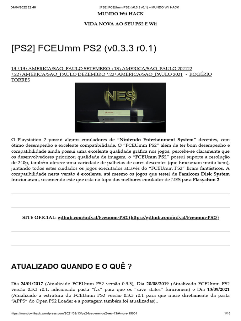 PS2 - OPL (Open PS2 Loader & GSM) 0.9.3